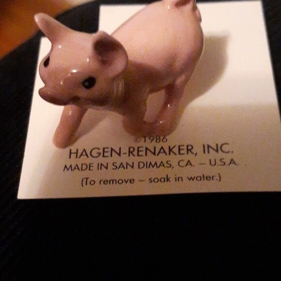 Hagen rennicker pink pig San Dimas California figurines - Picture 3 of 3